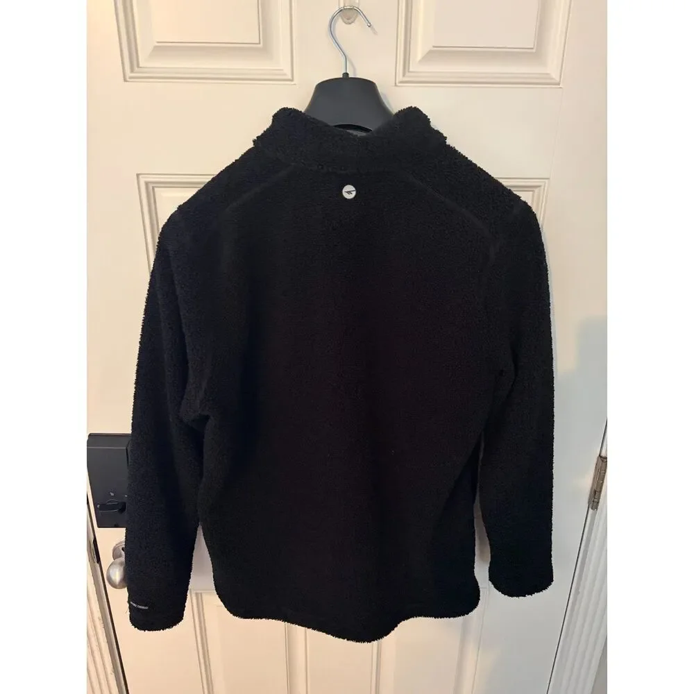HI-TEC Men’s Thermo Fleece ¼ Zip Pullover Sweater Black XL